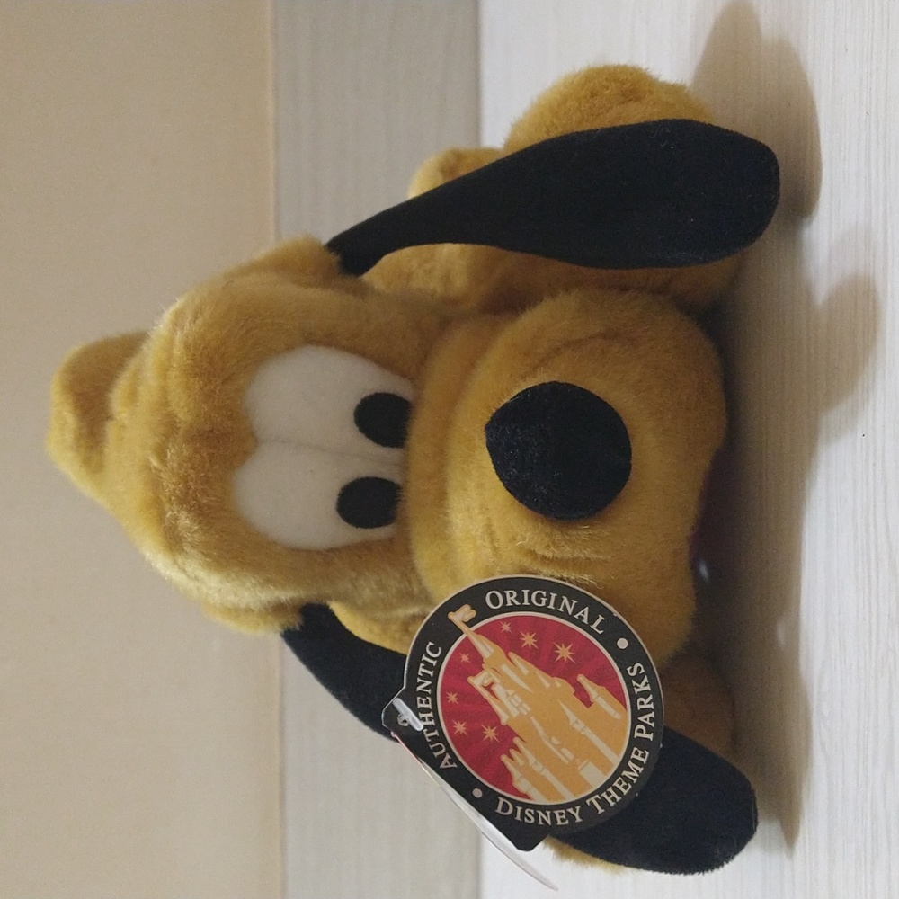 Vintage 1980's Squeezable Barking Pluto Authentic Disney